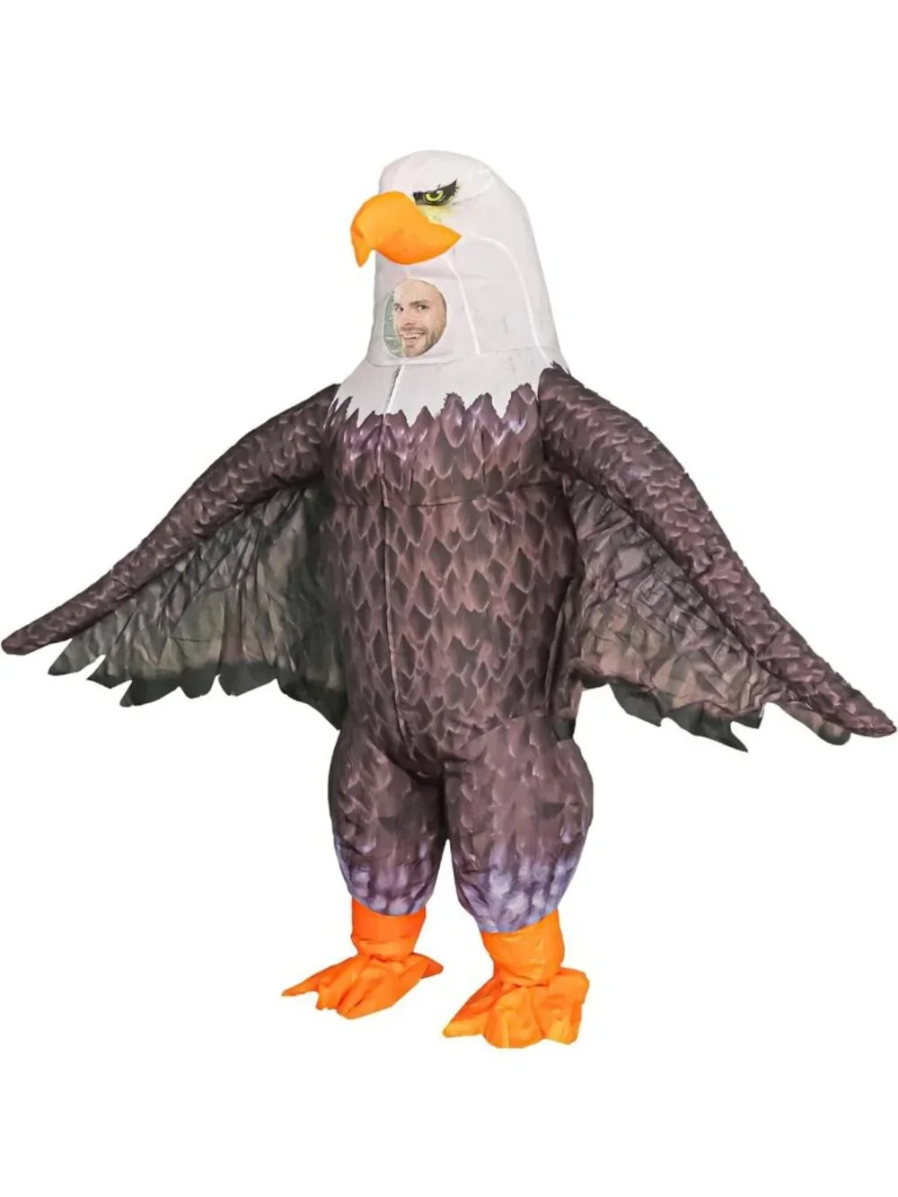 Inflatable Eagle Mascot Costume for Adults | Funny Halloween Cosplay Outfit
